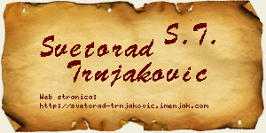 Svetorad Trnjaković vizit kartica